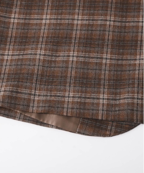 SUGAR BISKET（シュガービスケット）の「チェック柄テーラードジャケット（テーラードジャケット・レディース・レッド/ブラウン/ブラック・フリー）」の10枚目の写真