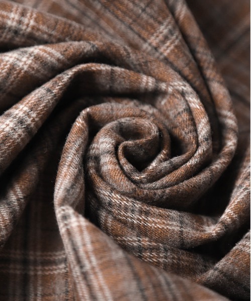 SUGAR BISKET（シュガービスケット）の「チェック柄テーラードジャケット（テーラードジャケット・レディース・レッド/ブラウン/ブラック・フリー）」の8枚目の写真