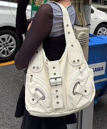 おしゃれスタ（オシャレスタ）の「ベルトデザインショルダーバッグ（ショルダーバッグ）」