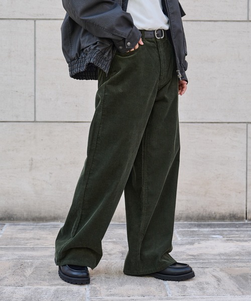 COLONY 2139(コロニートゥーワンスリーナイン)の「コーデュロイワイドストレートパンツ(その他パンツ・メンズ・ベージュ/ブラック/カーキ・MEDIUM/LARGE)」の3枚目の写真