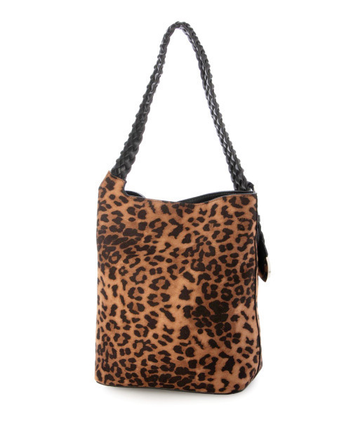 cache cache(カシュ カシュ)の「カシュカシュ cachecache / メッシュハンドル2wayワンショルダー(ショルダーバッグ・レディース・ブラック/レオパード・FREE)」の9枚目の写真
