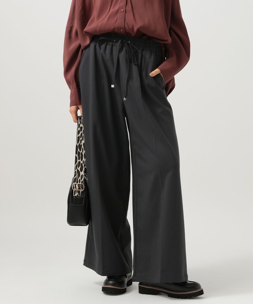 BAYFLOW(ベイフロー)の「裏起毛ワイドイージーパンツ(その他パンツ・レディース・アイボリー/ブラック/グレー・SMALL/MEDIUM)」の1枚目の写真