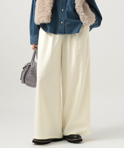 BAYFLOW(ベイフロー)の「裏起毛ワイドイージーパンツ(その他パンツ・レディース・アイボリー/ブラック/グレー・SMALL/MEDIUM)」の22枚目の写真