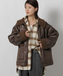 LAKOLE（ラコレ）の「フェイクムートンブルゾン / 496678（ムートンコート）」