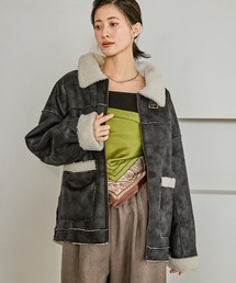 LAKOLE（ラコレ）の「フェイクムートンブルゾン / 496678（ムートンコート）」