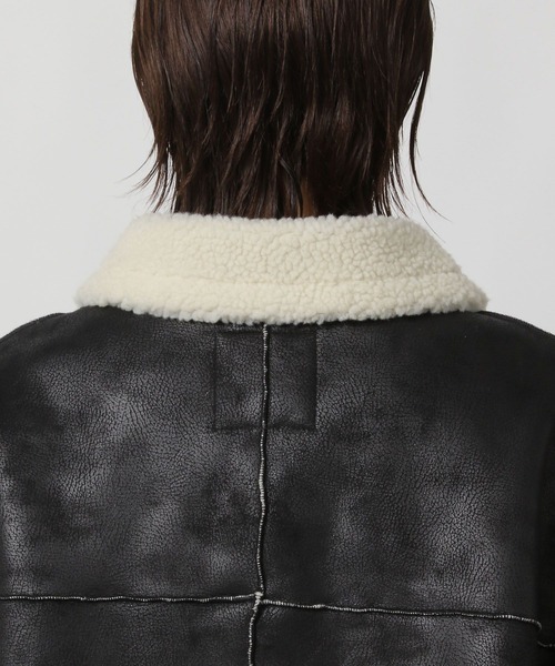 LAKOLE（ラコレ）の「フェイクムートンブルゾン / 496678（ムートン