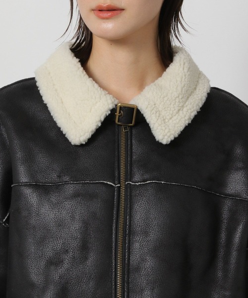 セール】フェイクムートンブルゾン / 496678（ムートンコート