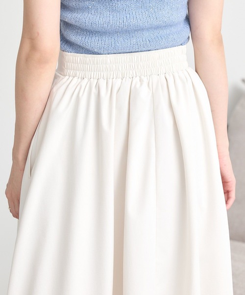 earth music&ecology（アースミュージックアンドエコロジー）の「バルーンミディスカート（スカート・レディース・アイボリー/ブラック・F）」の8枚目の写真