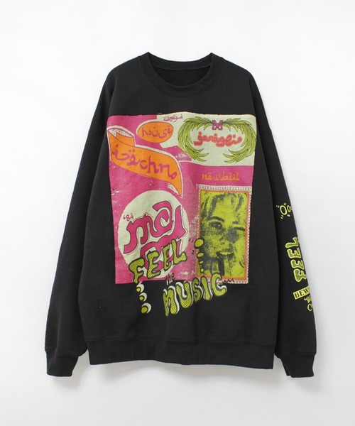 RNA(アールエヌエー)の「M2579 フィールプリントトレーナー(スウェット・レディース・ホワイト/アッシュグレー/ブラック・MEDIUM)」の1枚目の写真