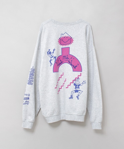 RNA(アールエヌエー)の「M2579 フィールプリントトレーナー(スウェット・レディース・ホワイト/アッシュグレー/ブラック・MEDIUM)」の22枚目の写真