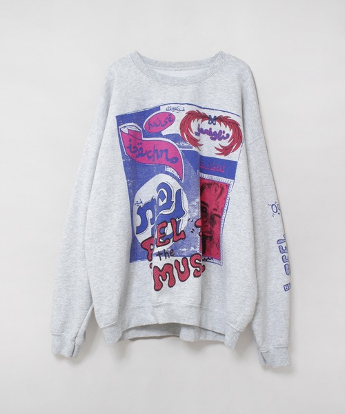 RNA(アールエヌエー)の「M2579 フィールプリントトレーナー(スウェット・レディース・ホワイト/アッシュグレー/ブラック・MEDIUM)」の17枚目の写真