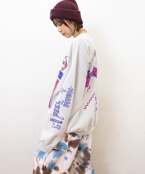 RNA(アールエヌエー)の「M2579 フィールプリントトレーナー(スウェット・レディース・ホワイト/アッシュグレー/ブラック・MEDIUM)」の19枚目の写真