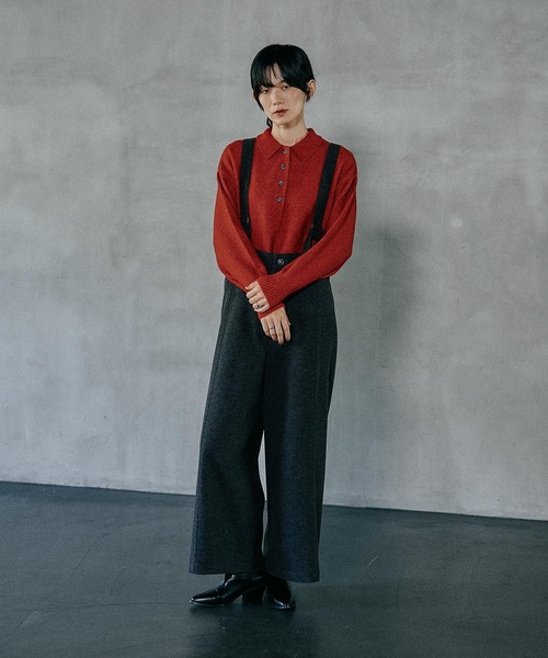 LEPSIM(レプシィム)の「メルトンサス付きパンツ 581678(その他パンツ・レディース・チャコールグレー/ベージュ/ブラック・FREE)」の21枚目の写真