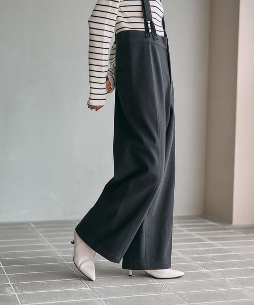 LEPSIM(レプシィム)の「メルトンサス付きパンツ 581678(その他パンツ・レディース・チャコールグレー/ベージュ/ブラック・FREE)」の19枚目の写真