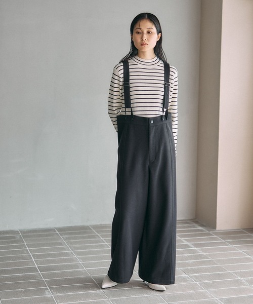 LEPSIM(レプシィム)の「メルトンサス付きパンツ 581678(その他パンツ・レディース・チャコールグレー/ベージュ/ブラック・FREE)」の15枚目の写真