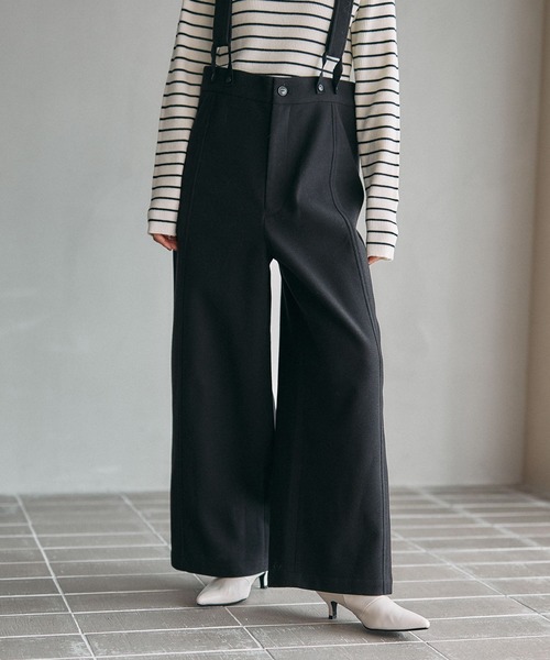 LEPSIM(レプシィム)の「メルトンサス付きパンツ 581678(その他パンツ・レディース・チャコールグレー/ベージュ/ブラック・FREE)」の18枚目の写真