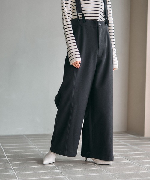 LEPSIM(レプシィム)の「メルトンサス付きパンツ 581678(その他パンツ・レディース・チャコールグレー/ベージュ/ブラック・FREE)」の20枚目の写真