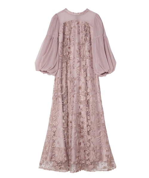 セール】フローラルパターンフレアドレス / floral pattern flare