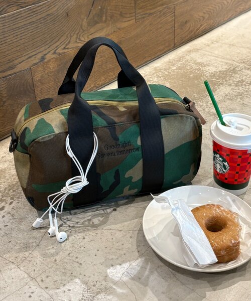 CIAOPANIC TYPY（チャオパニックティピー）の「【UNISEX】ナイロンアソート柄ミニボストンバッグ（トートバッグ・レディース・カーキ/ブラック/ブラウン/グリーン・ONE SIZE）」の4枚目の写真