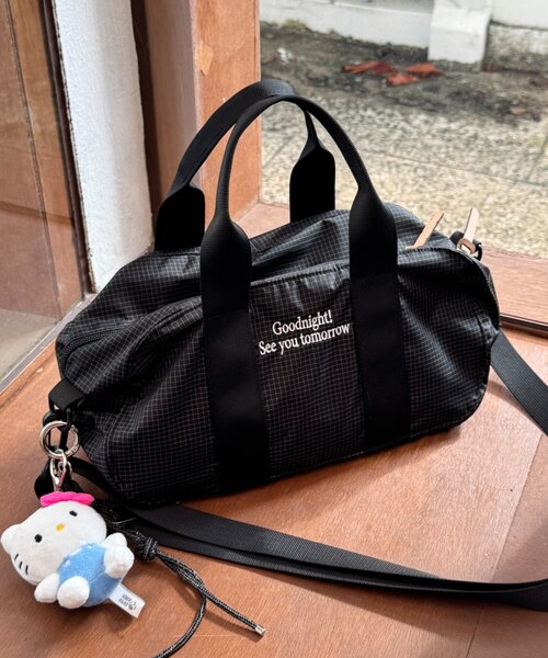 CIAOPANIC TYPY（チャオパニックティピー）の「【UNISEX】ナイロンアソート柄ミニボストンバッグ（トートバッグ・レディース・カーキ/ブラック/ブラウン/グリーン・ONE SIZE）」の8枚目の写真