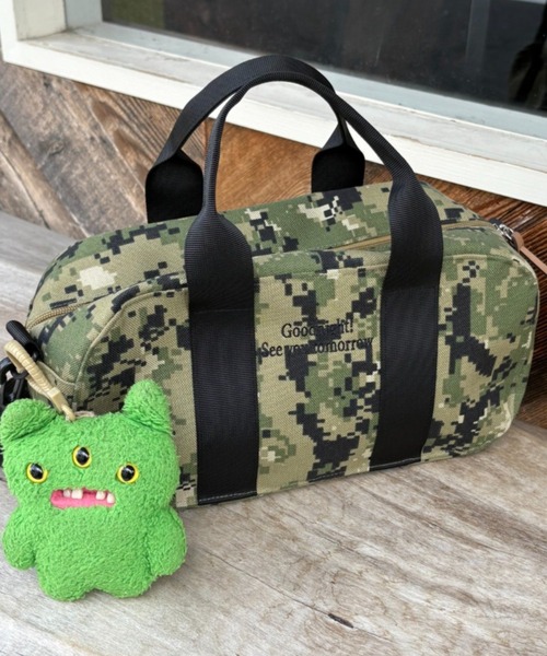 CIAOPANIC TYPY（チャオパニックティピー）の「【UNISEX】ナイロンアソート柄ミニボストンバッグ（トートバッグ・レディース・カーキ/ブラック/ブラウン/グリーン・ONE SIZE）」の3枚目の写真