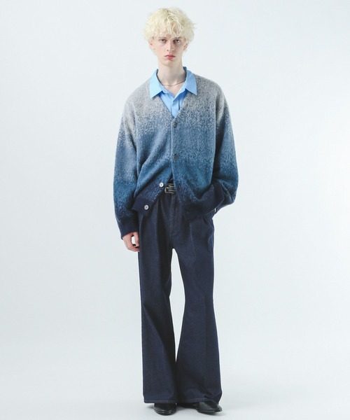 HARE(ハレ)の「【Wrangler×HARE SET UP対応】2タックデニムワイドパンツ(HARE)(デニムパンツ・メンズ・ブラック/ネイビー・SMALL/MEDIUM)」の20枚目の写真