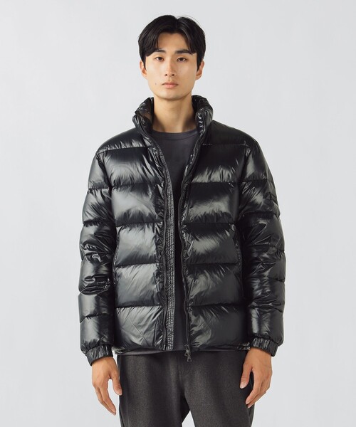 BEAMS HEART（ビームスハート）の「【650フィルパワー＆ホワイトダックダウン】シャイニー スタンドカラー ダウン ジャケット/Shiny Stand Collar Down Jacket（ダウンジャケット/コート・メンズ・ブラック/ネイビー・S/M/L/XL）」の4枚目の写真