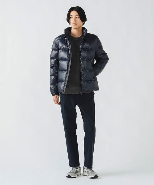 BEAMS HEART（ビームスハート）の「【650フィルパワー＆ホワイトダックダウン】シャイニー スタンドカラー ダウン ジャケット/Shiny Stand Collar Down Jacket（ダウンジャケット/コート・メンズ・ブラック/ネイビー・S/M/L/XL）」の5枚目の写真