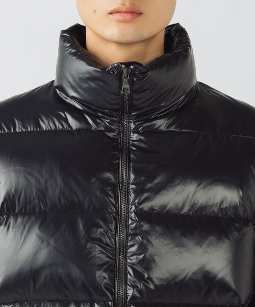 BEAMS HEART（ビームスハート）の「【650フィルパワー＆ホワイトダックダウン】シャイニー スタンドカラー ダウン ジャケット/Shiny Stand Collar Down Jacket（ダウンジャケット/コート・メンズ・ブラック/ネイビー・S/M/L/XL）」の12枚目の写真
