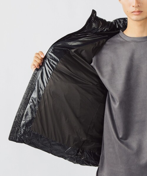 BEAMS HEART（ビームスハート）の「【650フィルパワー＆ホワイトダックダウン】シャイニー スタンドカラー ダウン ジャケット/Shiny Stand Collar Down Jacket（ダウンジャケット/コート・メンズ・ブラック/ネイビー・S/M/L/XL）」の14枚目の写真