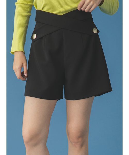 FURFUR(ファーファー)の「クロスベルトショートパンツ(その他パンツ・レディース・チェック/ブラック/グレー・F)」の12枚目の写真