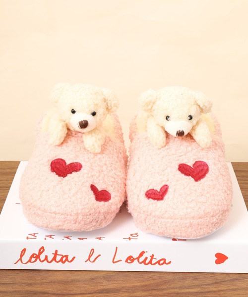 セール】キッズゴーゴーくまさん ルームシューズ（ルームシューズ