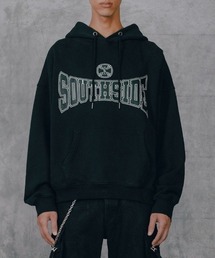 STYLISE（スタイライズ）の「【BREATH】SOUTHSIDE CROSS LOGO HOODIE / ブラック [BR25AW-C5005]（パーカー）」