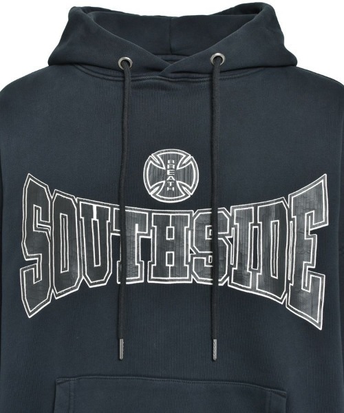 STYLISE（スタイライズ）の「【BREATH】SOUTHSIDE CROSS LOGO HOODIE / ブラック [BR25AW-C5005]（パーカー・メンズ・ブラック・M）」の6枚目の写真