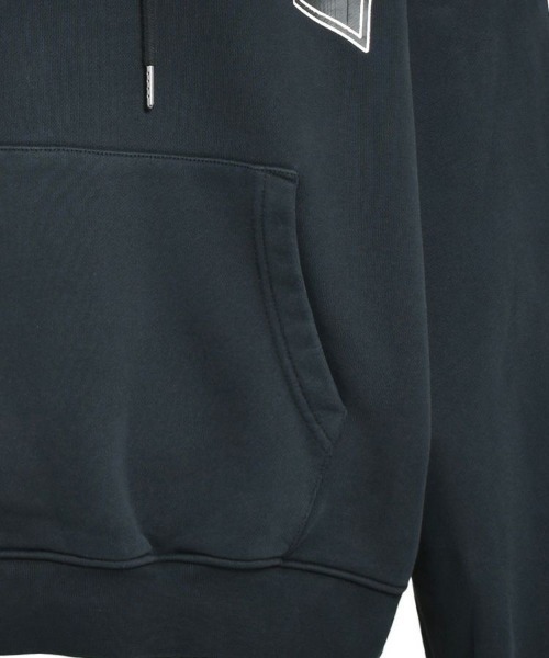 STYLISE（スタイライズ）の「【BREATH】SOUTHSIDE CROSS LOGO HOODIE / ブラック [BR25AW-C5005]（パーカー・メンズ・ブラック・M）」の8枚目の写真
