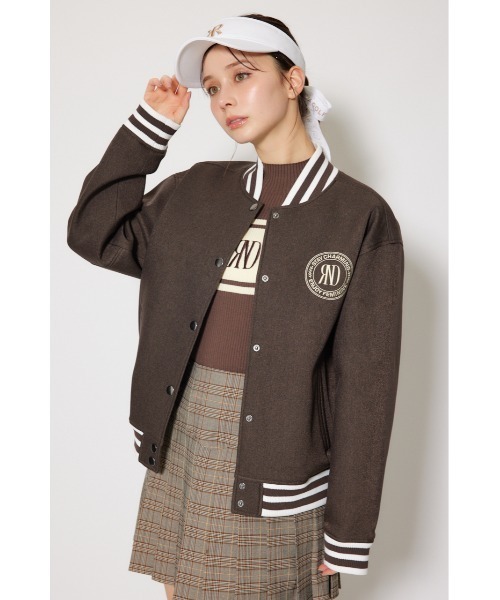 セール】【RIENDA GOLF】RNDロゴスタジャン 秋服 冬服（ブルゾン