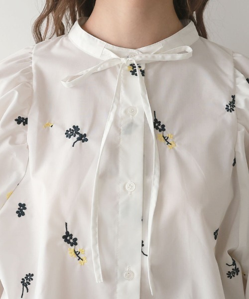 DONOBAN（ドノバン）の「フローレットブラウス（シャツ/ブラウス・レディース・ブラック/ホワイト・ONE SIZE）」の17枚目の写真