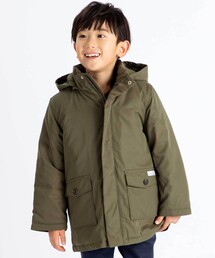 【撥水加工】ボアライナーベスト付きナイロン中綿3wayコート