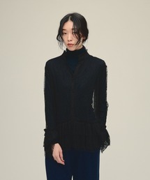 eL | 【eL】Lace Frill Shirt/593334(シャツ/ブラウス)