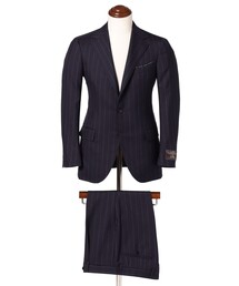 BEAMS F（ビームスエフ）の「VITALE BARBERIS CANONICO ウール チョークストライプ スーツ（スーツセット）」