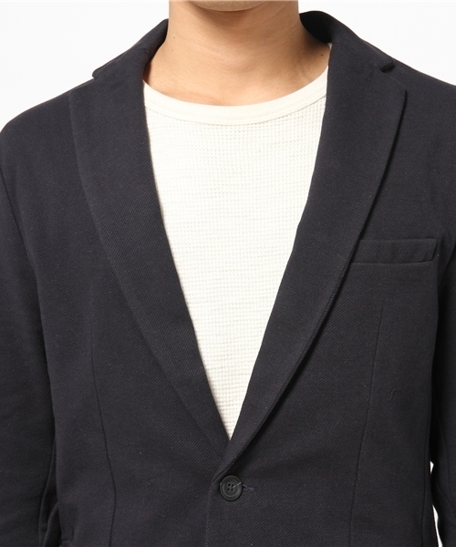 SENSE OF PLACE by URBAN RESEARCH（センスオブプレイスバイアーバンリサーチ）の「【B】3Dカルゼテーラードジャケット（テーラードジャケット・メンズ・ネイビー/グレー・S/M/L）」の14枚目の写真