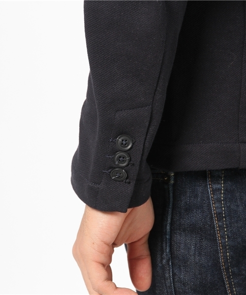 SENSE OF PLACE by URBAN RESEARCH（センスオブプレイスバイアーバンリサーチ）の「【B】3Dカルゼテーラードジャケット（テーラードジャケット・メンズ・ネイビー/グレー・S/M/L）」の5枚目の写真