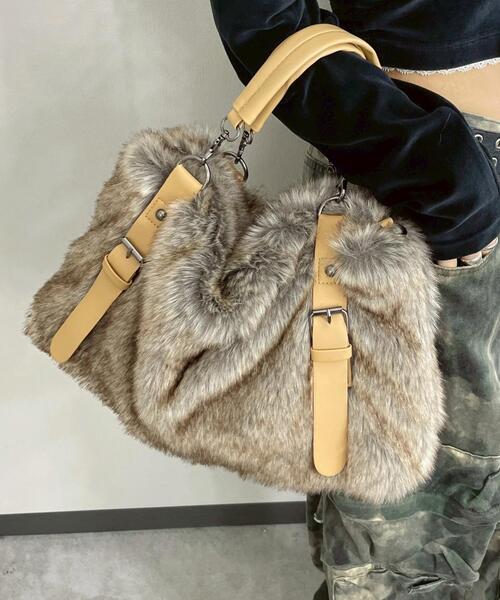 WEGO（ウィゴー）の「WEGO/ファータッチボストンバッグ（ハンドバッグ・レディース・その他1・FREE）」の6枚目の写真