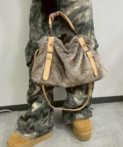 WEGO（ウィゴー）の「WEGO/ファータッチボストンバッグ（ハンドバッグ・レディース・その他1・FREE）」の8枚目の写真