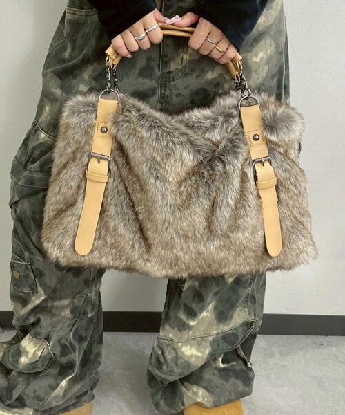 WEGO（ウィゴー）の「WEGO/ファータッチボストンバッグ（ハンドバッグ・レディース・その他1・FREE）」の9枚目の写真