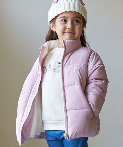 petit main(프티 마인)의 「【GOODPRICE/발수 가공】 안솜 재킷(블루존)」｜라이트 핑크