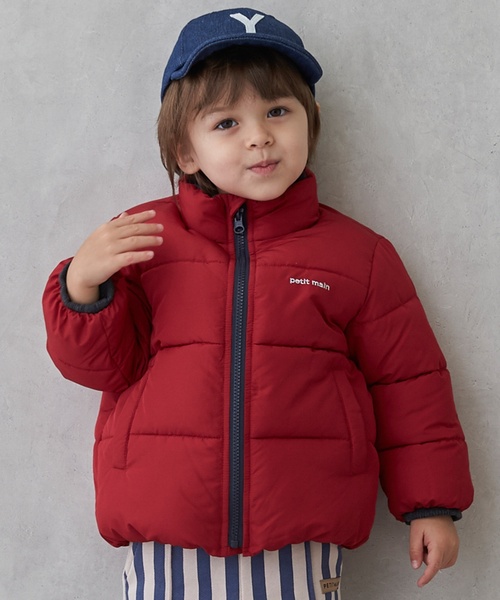 petit main(프티 마인)의 「【GOODPRICE/발수 가공】 안솜 재킷(블루존)」｜레드