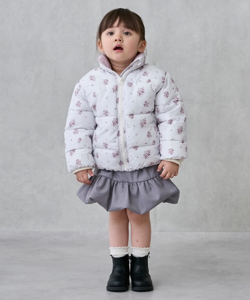 petit main（プティマイン）の「【GOODPRICE/撥水加工】中綿ジャケット（ブルゾン・キッズ・アイボリー/レッド/ラベンダー/ブルー/ネイビー/イエロー/ライトピンク/マルチ・130cm/80ｃｍ/90cm/100cm/110cm/120cm）」の11枚目の写真