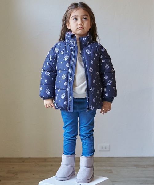 petit main（プティマイン）の「【GOODPRICE/撥水加工】中綿ジャケット（ブルゾン・キッズ・アイボリー/レッド/ラベンダー/ブルー/ネイビー/イエロー/ライトピンク/マルチ・130cm/80ｃｍ/90cm/100cm/110cm/120cm）」の18枚目の写真