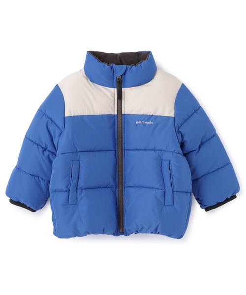 petit main（プティマイン）の「【GOODPRICE/撥水加工】中綿ジャケット（ブルゾン・キッズ・アイボリー/ラベンダー/レッド/ネイビー/マルチ/ライトピンク/イエロー/ブルー・130cm/80ｃｍ/90cm/100cm/110cm/120cm）」の19枚目の写真